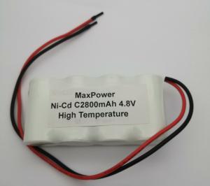 China Emergency Lighting 4.8V C2800 Nicd Rechargeable Battery 2800mAh wholesale