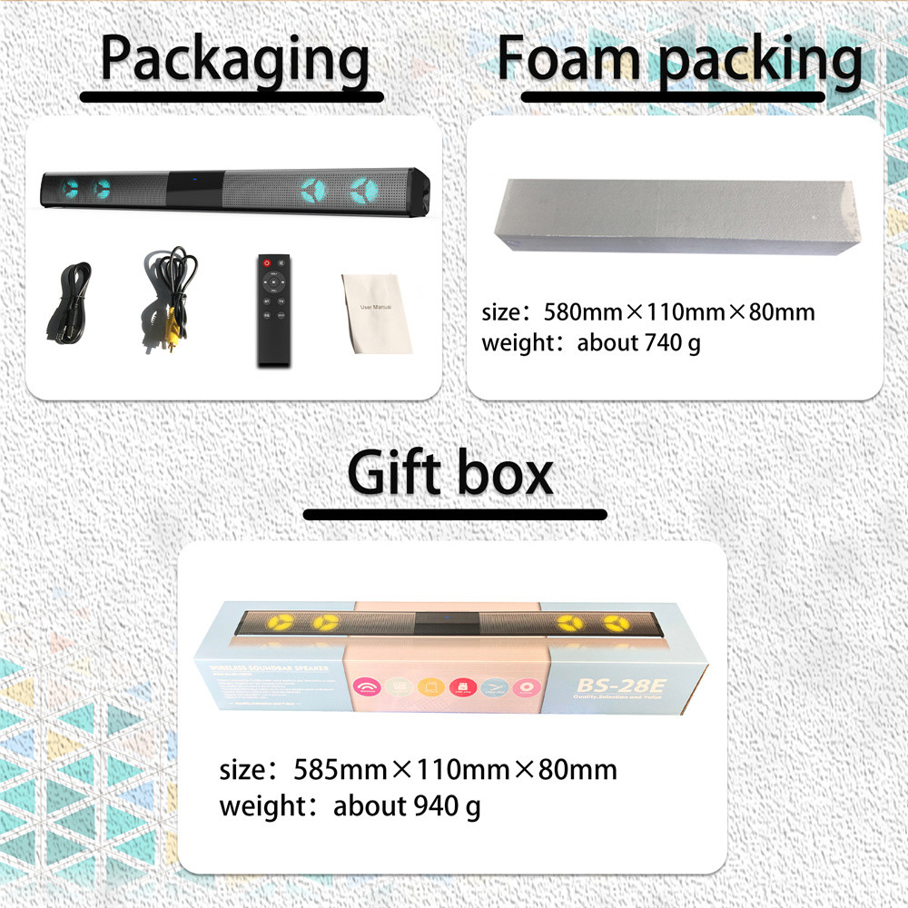 OEM Brand Minimalist Multiple HDMI Input Soundbar For Samsung TV
