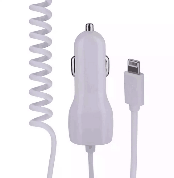 2016 lastest model 12~24V 5v-2.1A metal car charger with cable for iphone car charger