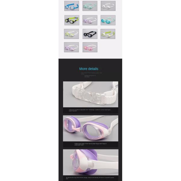 Customizable Adult Swimming Goggles Fashion HD Myopia Swimming Glasses