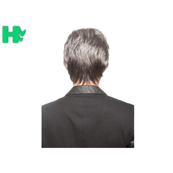 New Arrival Friendly Best Selling Men MaleShort Synthetic Hair Wigs With Side Bang
