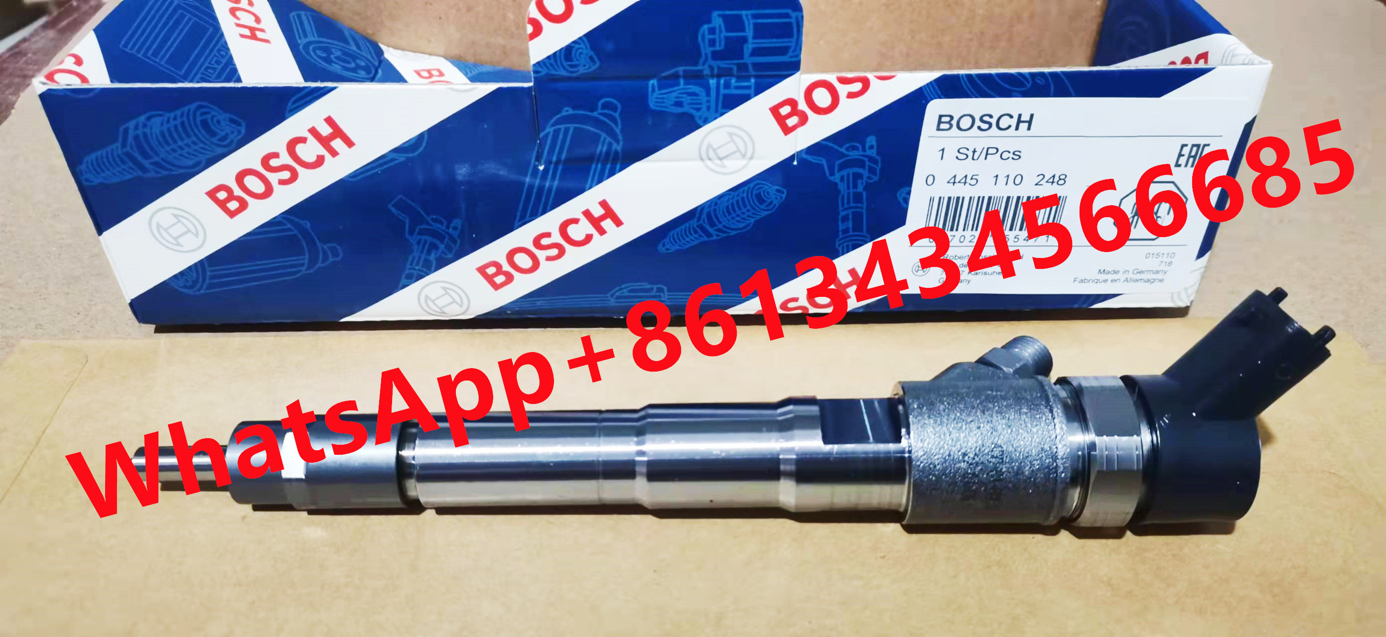 0445110247 Common Rail Fuel Diesel Injector For 504088823 0445110248