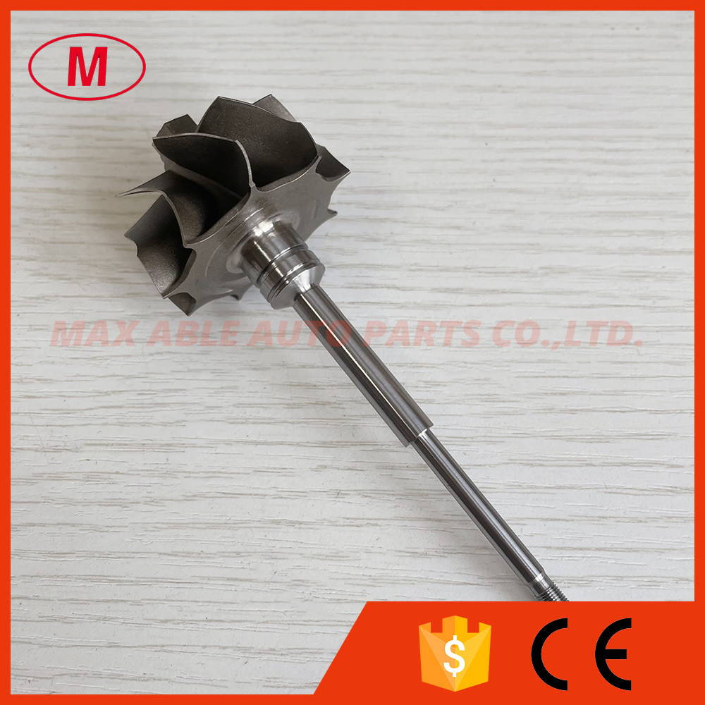K04 42/46mm 9 blades 5304-120-5023 53041205023 journal bearing turbo turbine shaft&wheel/turbo wheel for 5304-988-0015