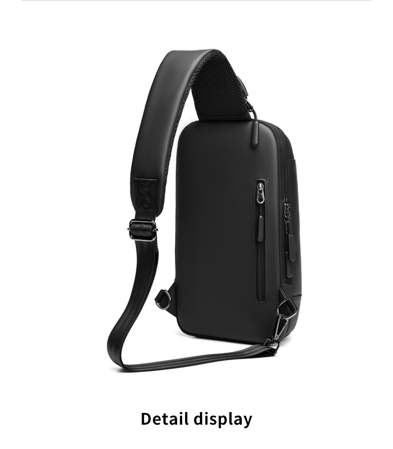Factory Wholesale new design travel shoulder bag korean crossbody custom chest men sling bag