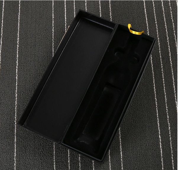 Bronzing wine box wholesale, Chinese manufacturers Single wine packing box，8*20*40cm (can be customized)