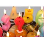 China Newest style hot selling flameless number birthday candle handmade candles for sale