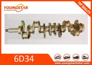 China MITSUBISHI 6D34 ME300086 6D34 Diesel Engine Crankshaft For HD820 Diesel Excavator wholesale