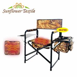 China 56x47x90cm Folding Heated Chair Oxford Foldable Heating Fishing Chair wholesale