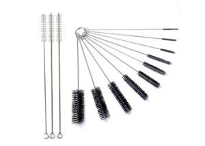 China Stainless Steel Reusable Tube Cleaning Brush Blue / Black / Red Color wholesale