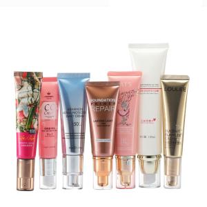 China HDPE LLDPE Airless Pump Tube Cosmetic Packaging Empty Custom 13oz wholesale