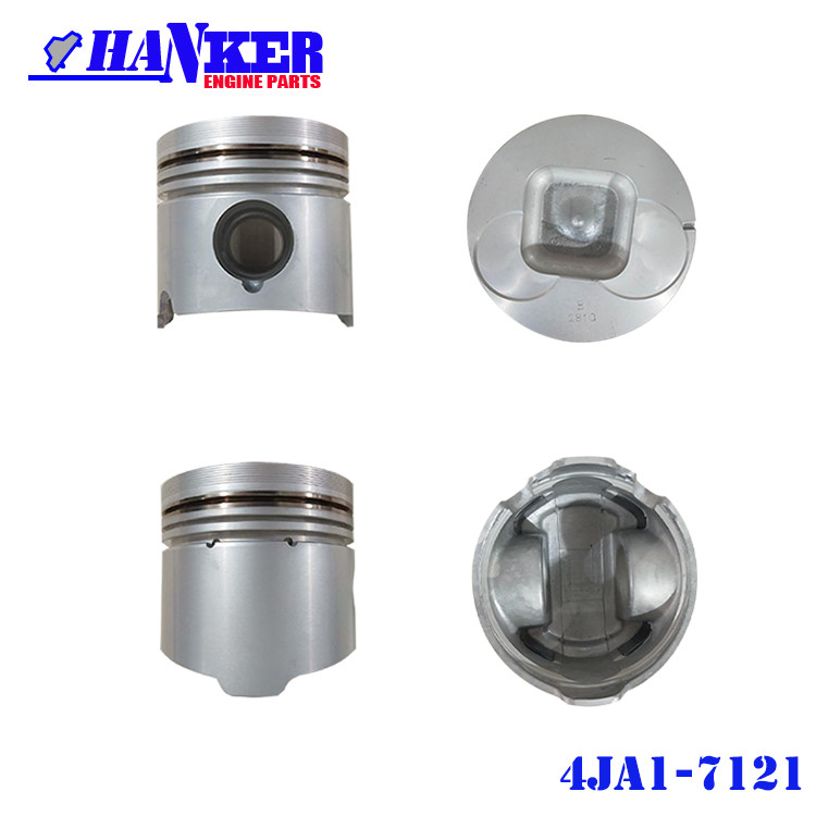 High Performance Moly Skirt Isuzu 4JA1 Diesel Engine Piston Parts 8-94152-712-1 8-94369-281-0 For Isuzu