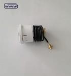 Plastic Capillary Pressure Gauge 4 Bar Wall Hung Steam Boiler Pressure Gauge