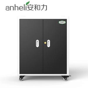 China FCC 2 Shelves Chromebook Charging Cart Storage Cabinet 930mm wholesale
