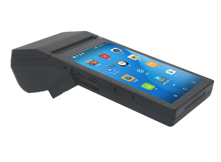 Handheld Cash Register Terminal with 7-inch Capacitive Touch Screen and Quad Core CPU