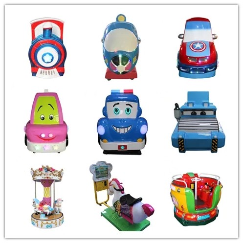 1180*600*610MM Dimensions Mini Bus Kiddie Ride with Coin Operation and US PLUG