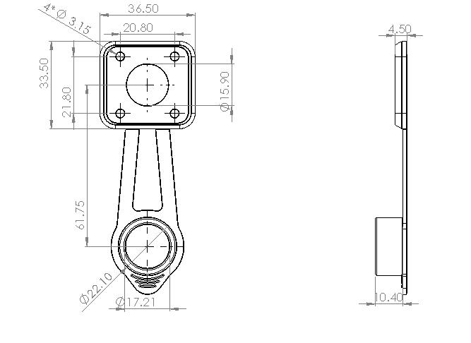 Industrial IP67 Power Connector Waterproof 6 Pin Male Socket Connector