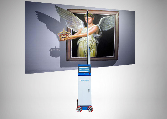 Single Printing Head 9600DPI High Definition Oil Paints Wall Mural Printer Machinery