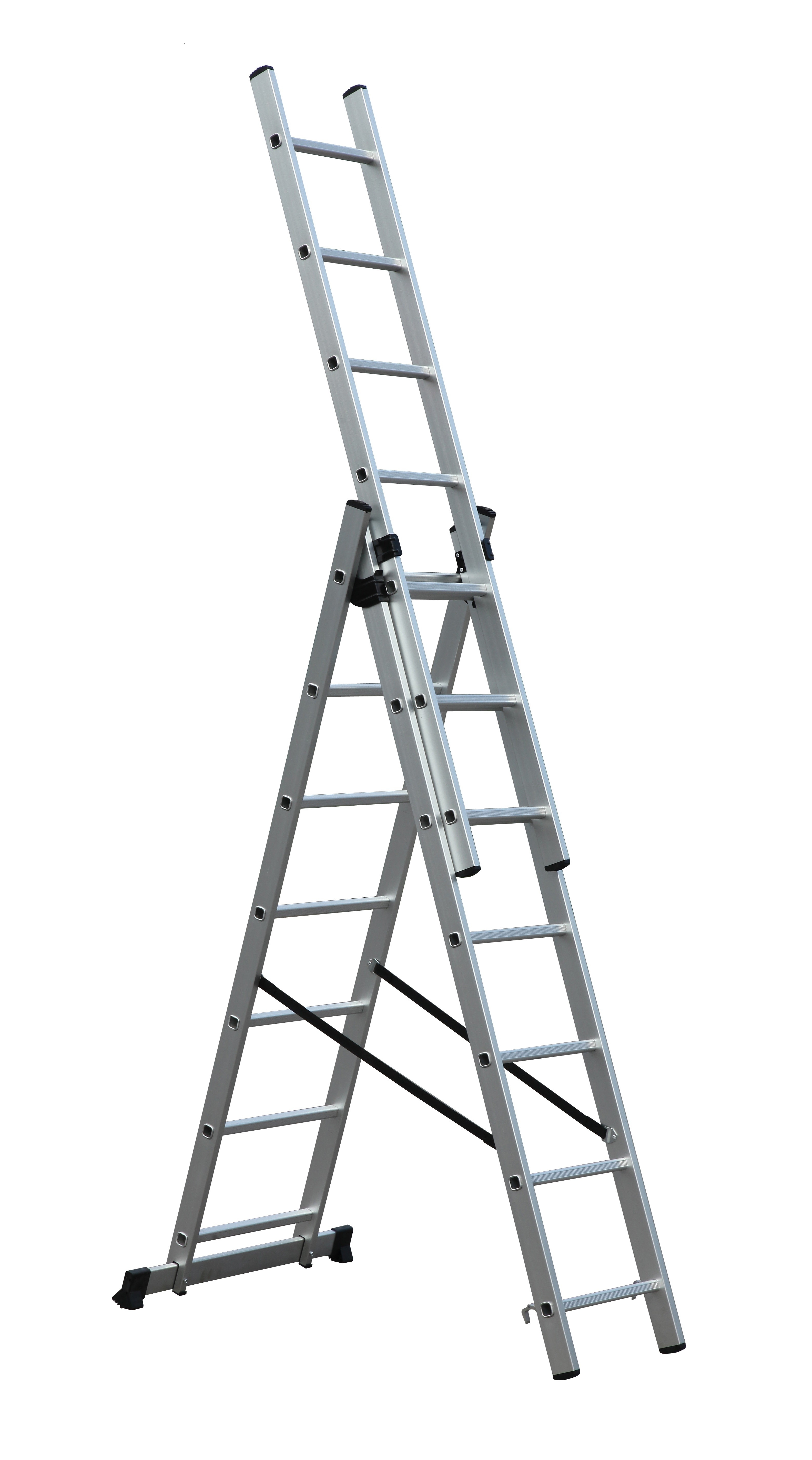 Portable Aluminum Extension Ladder 3x7 Aluminium Telescopic Ladder