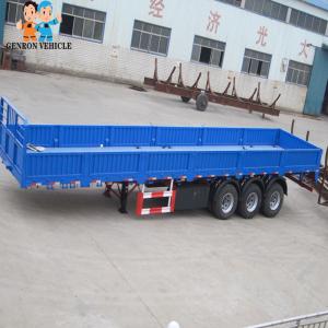 China Bags Cargo 2 Axles 40 Foot 30T Multilink Drop Side Semi Trailer wholesale