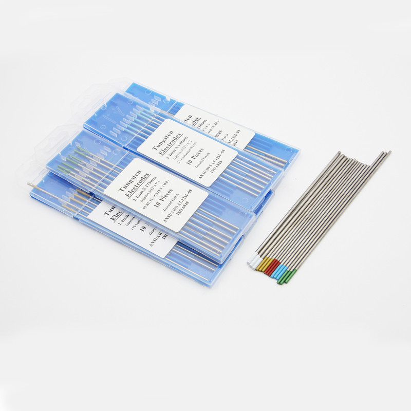Strong Current Carrying Tungsten Welding Electrodes Long Using Life With Non Pollution