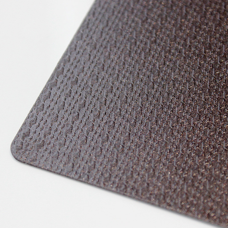 304 316 Retro Brown color Embossed metal plate for decorative Textured Stainless Steel Sheet Project