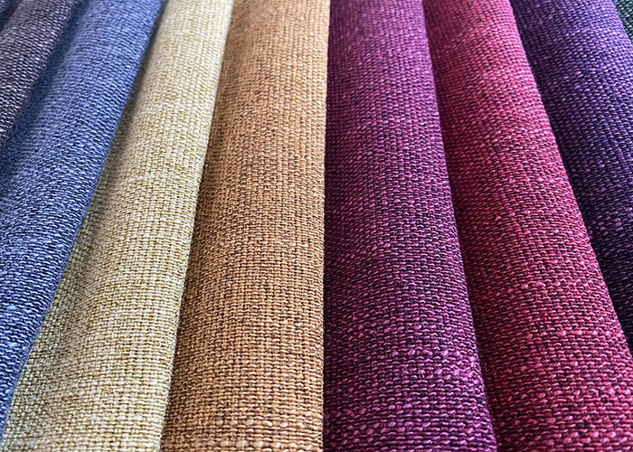 Woven Linen Plain Fabric Furniture Cover Polyester Upholstery Fabric