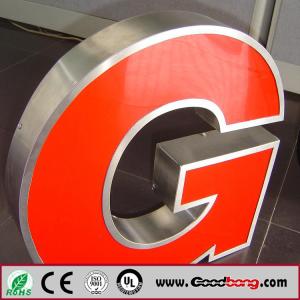 China outdoor vacuum forming acrylic 3D led expoy resin channel letter sign wholesale