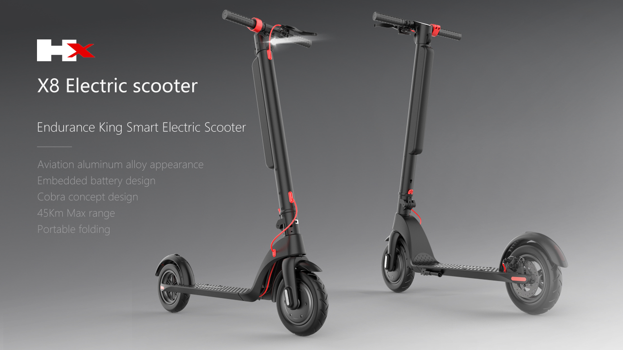 EU/US Warehouse Delivery 350W X8 Folding E-Scooter 10inch 10Ah Electric Scooters for Bluetooth Connectivity