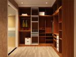 Farmhouse Wooden Walk In Closet Melamine Board Wardrobe OEM
