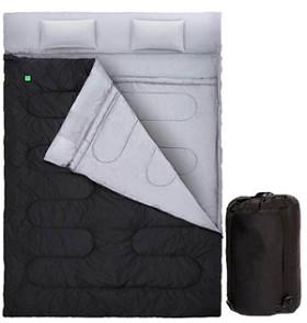 China Youth Envelope Large Size Cotton Two Person Sleeping Bag 0 Degree wholesale