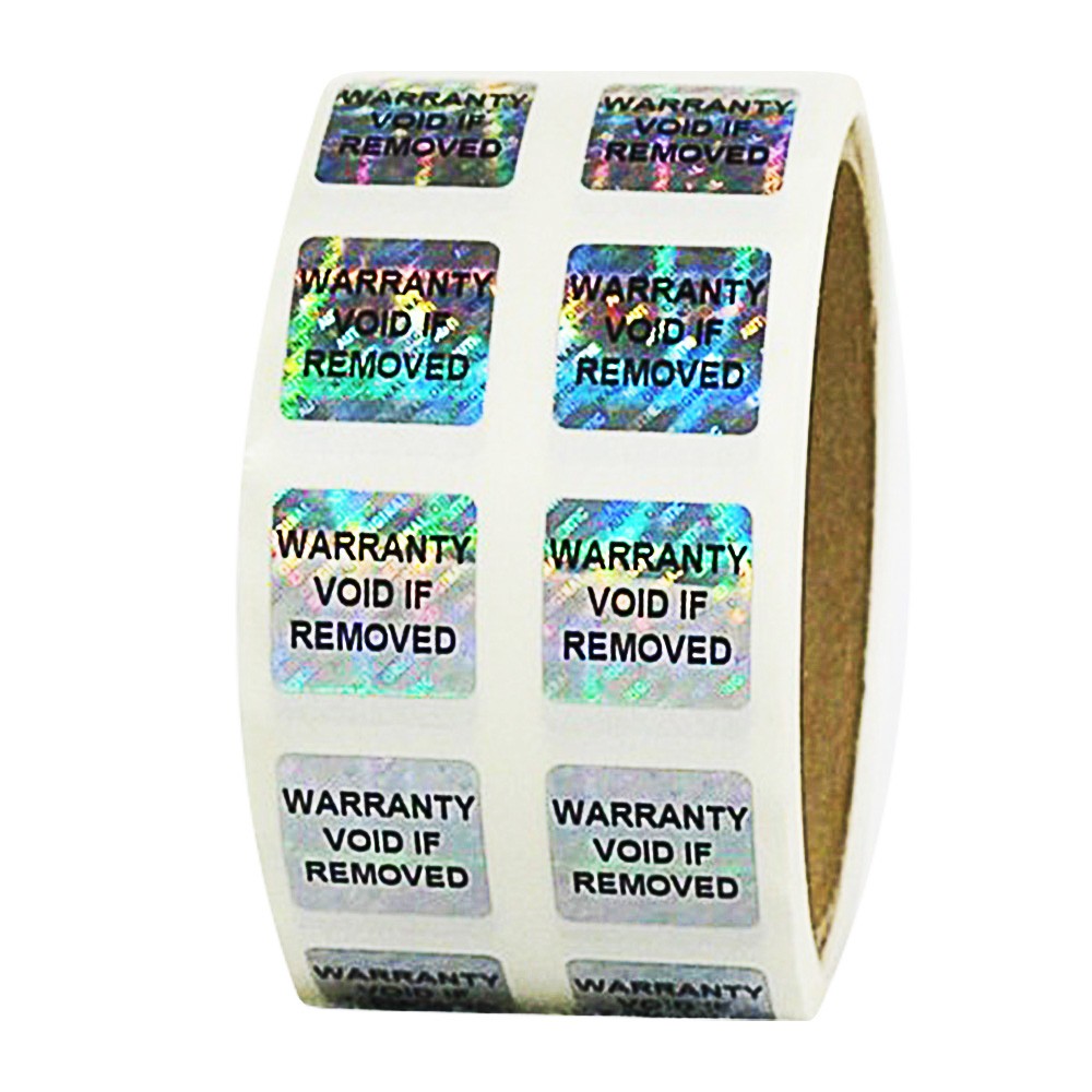 Custom Watermark Hologram Tamper Proof Seal Stickers