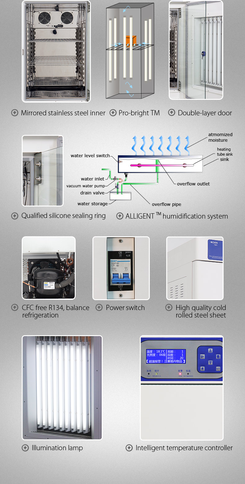 Insect Climatic Chamber 100-800L Lab Climate Incubator OEM