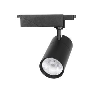 China 20w LED Track Spotlights , Black White 4000k Led Rail Light wholesale