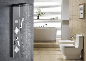 China Modern 304 stainless steel waterfall bathroom wall shower panel wholesale