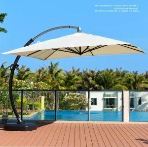 China UV Protection Aluminium Cantilever Umbrella OEM 9 Foot Aluminum Umbrella wholesale