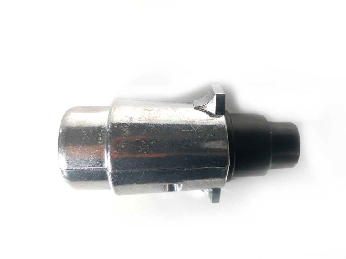 Silver European Trailer Plug Trailer Light Plug Connect With 7 Pole Socket