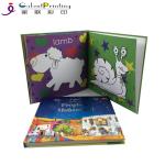 Colorful Square Hardcover Book Printing Services Film Lamination OEM Service