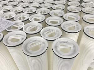 Nominal Rating High Flow Filter Cartridge PP Pleated Cartridge Filter For Industrial Water Desalination Plant