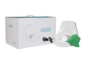 China DC 5V 300mA Automatic Dog Drinking Fountain 3.6L Capacity With LED Light wholesale