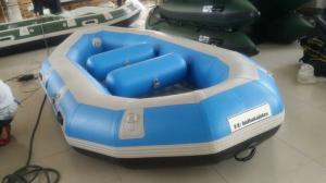 China Water Sport PVC Heavy Duty Inflatable Boat 3 Person With 3.3m Length wholesale