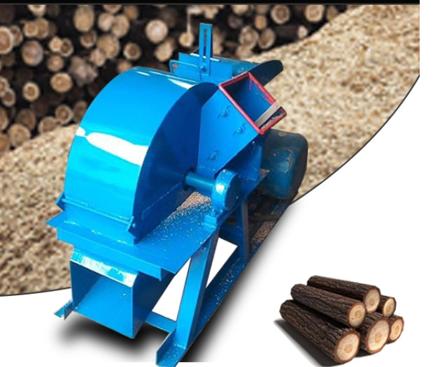 50mm Feed Waste Sawdust Wood Crusher Machine For Slab Scraps