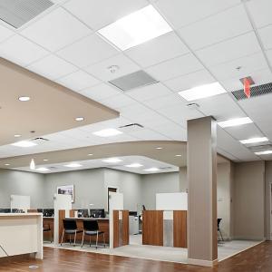 China Square Mineral Fiber Ceiling Panels Modern Eco friendly For Acoustic wholesale