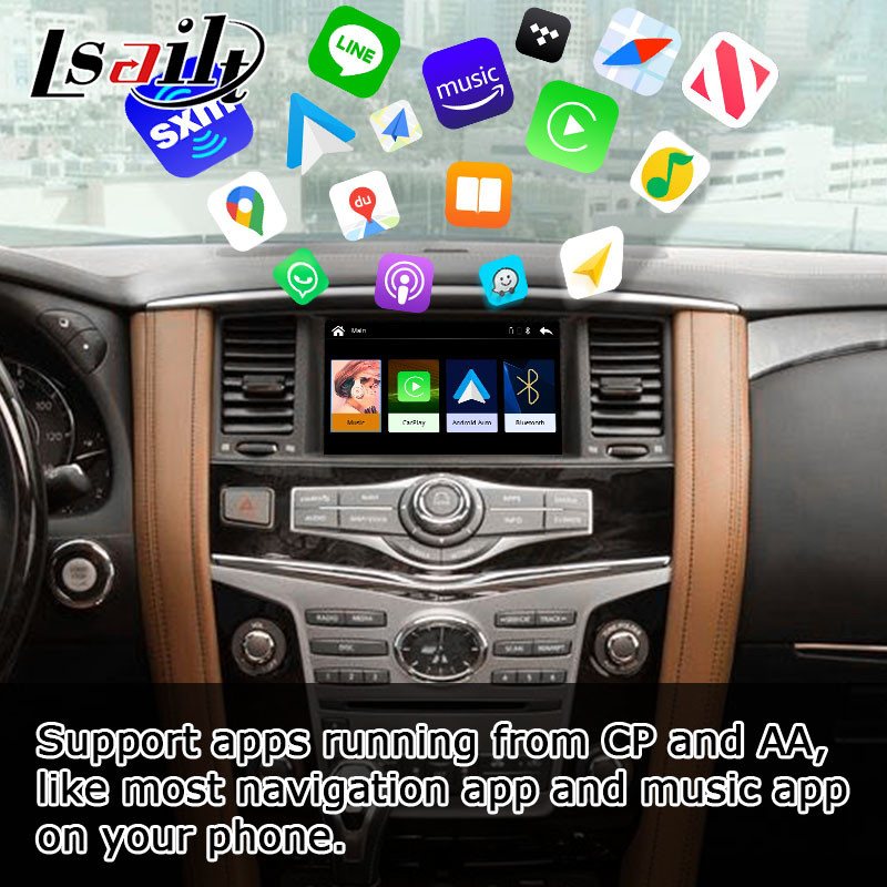 Infiniti QX80 OEM style Android auto wireless carplay upgrade solution compatible Australia