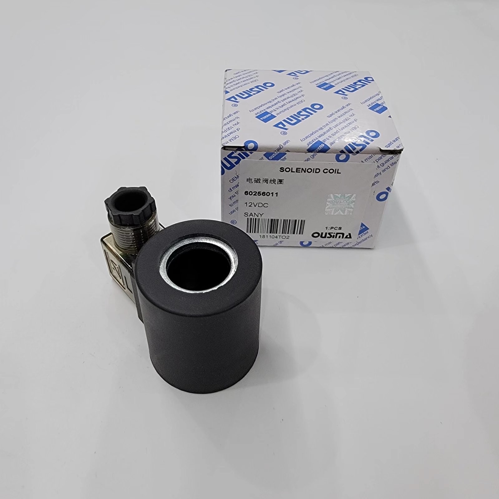 SANY 12v Solenoid Coil , 60256011 Hydraulic Solenoid Coil