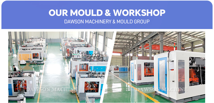 High Productivity Extrusion Moulding Machine For 2-5L Laundry Detergent Bottle HDPE LDPE PP
