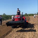 Amphibious 80 Horsepower Tractor , Cultivated Land Crawler Tractor