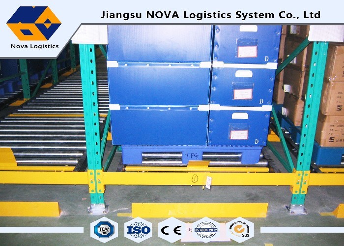 Carton Flow System Warehouse Gravity Pallet Racking Heavy Duty