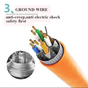 China 23AWG 8 Bare Copper Conductors SFTP Cat7 LAN Cable wholesale