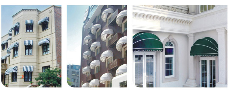 Dutch Dome Shaped Awning French Window Awning Aluminum Awning Parts