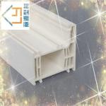 White Single Glazed UPVC Windows Heat Preservation Waterproof Noise Insulation